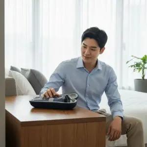 전기면도기 하드 파우치 휴대용 보관함 여행용 수납 케이스