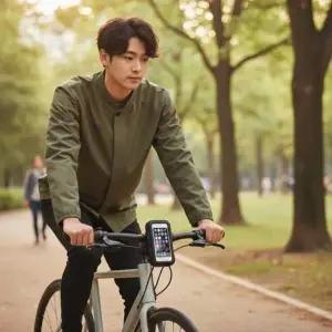 바이크 자전거 스마트폰 방수 거치대 핸들바 휴대폰 고정대