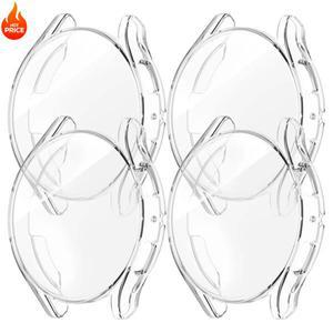 삼성 갤럭시 워치 7 4 5 6 40mm 44mm 보호 커버용 1- TPU 케이스 실리콘 범퍼 스크린 보호 액세서리