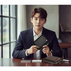 [골드스마일]남성용 가죽 카드지갑 명함지갑 슬림 반지갑 신용카드 홀더 케이스