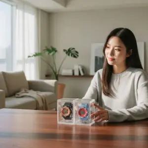 투명 손목시계 보관함 악세사리 진열대 정리함 시계 거치대 수납