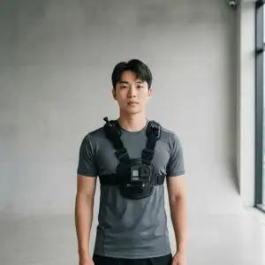 [골드스마일]반려견 액션캠 가슴줄 강아지 카메라 마운트 하네스 여행용 촬영