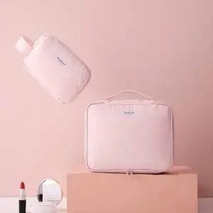 미니사이즈 휴대용 출장용 메이크업 수납가방 파우치