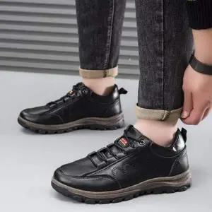 [RIZPICK]남성 베이직 가죽 워커 부츠 2컬러 캐주얼 데일리 슈즈