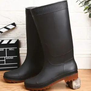 [RIZPICK]남성용 여름 방수 첼시 레인부츠 캐주얼 장화 숏 레인슈즈 04