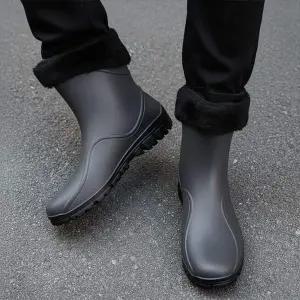 [RIZPICK]스톰웨이브 남성 방한 기모 레인부츠 2컬러 TAIN29