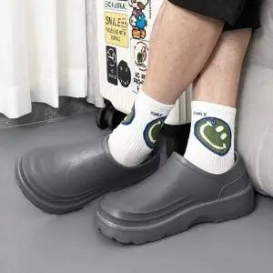 [RIZPICK]남성 데일리 레인부츠 장화 성인 방수 신발 캐주얼 미들 부츠