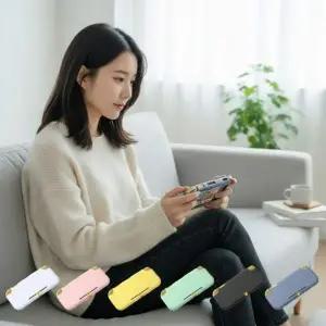 [골드스마일]닌텐도 스위치 게임기 수납 파우치 하드 케이스 가방