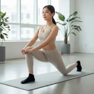 발가락 논슬립 미끄럼방지 스포츠 양말 운동용 안전 삭스 2세트