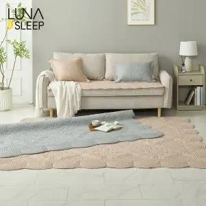 [벨리에르][루나앤슬립] 워싱 카페트 1+1(대형)+발매트