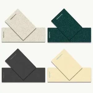 [오셀픽]오브제 사각형 규조토 발매트 세트 M(60x40)+L(120x40) 4color