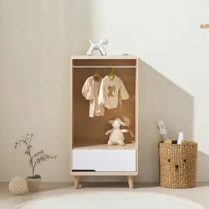 히트가구 G2141 오픈 원서랍 옷장 600 2colors