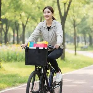 자전거 접이식 핸들바 바구니 탈부착형 앞바구니 장바구니