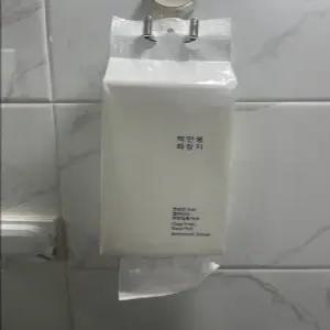 변기 안막히는 물에 잘 녹는 뽑아쓰는 천연펄프 휴지 3겹 백만봉화장지 화이트 8팩