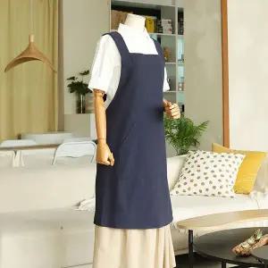 [NS홈쇼핑][샵앤] 국산 여성 플로리스트 공방 에이프런 무지 앞치마 ENA-WAP-0957-네이비..