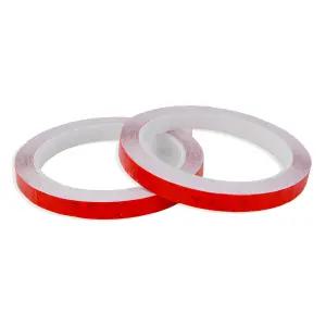 육각 벌집패턴 반사스티커 1cm x 8M 레드