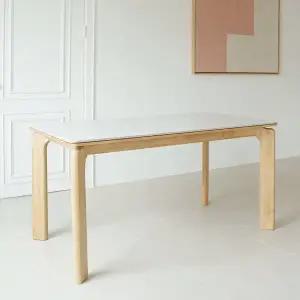 [마루이] 로이드 포세린 통세라믹 4인용 1400 식탁 테이블