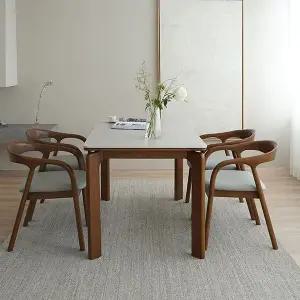 [마루이] 누아보 통세라믹 4인용 1400 식탁세트_의자형