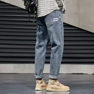 남성용 팬츠 통 일자 여름철 봄가을 배기핏 패피3