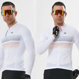 MAXIMUM Pro 라이딩전용자전거의류 남성용 긴팔 긴바지 별도구매 화이트