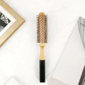 [셀러허브][에스에스_62]자연목 고무 헤어 롤 드라이빗 브러쉬 (S46504333)