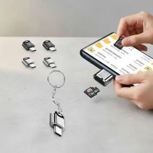 초소형 마이크로SD카드 리더기 USB 메모리 어댑터 고속 데이터 전송