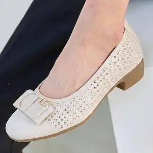 [하프클럽/더힐]더힐슈즈 장식 여성여자 구두 정장화 단화 로퍼 플랫슈즈 4c