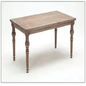 프렌치 원목 고재 쉐비 우드 4인 식탁 빈티지 테이블 6인