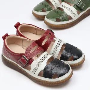 [하프클럽/더힐]더힐슈즈 가죽 고무창 찍찍이 여성여자 여름 슬립온 스니커