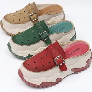 [하프클럽/더힐]더힐슈즈 키높이 여성여자 여름 슬립온 운동화 뮬 스니커즈