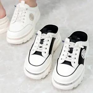 [하프클럽/더힐]더힐슈즈 키높이 여성여자 슬립온 운동화 뮬 스니커즈 블로