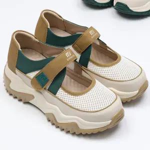 [하프클럽/더힐]더힐슈즈 키높이 메쉬 벨크로 여성여자 여름 슬립온 스니커