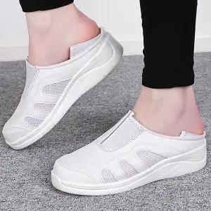 [하프클럽/더힐]더힐슈즈 2style 메쉬 여성여자 슬립온 뮬 스니커즈 블로퍼 4c