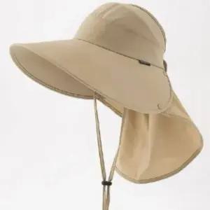 여성 탈착식 목가리개 메쉬 나일론 햇빛 차단 모자