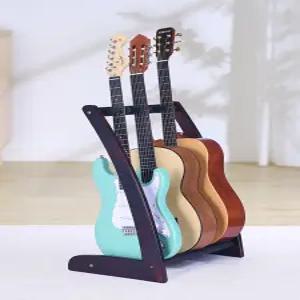 멀티 거치대 스탠드 베이스 통기타 기타받침대 원목