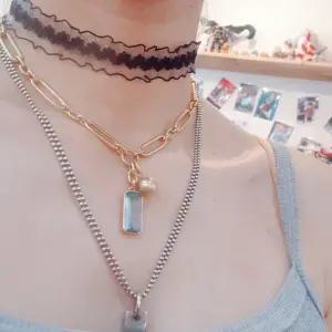 우아한 레이스목걸이 레이스 레이스초크 목걸이 할로윈 파티목걸이 블랙