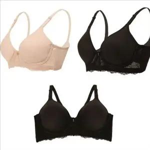 뽕없는 여성 브라 와이어리스 풀컵 브라 데일리 빅사이즈 여름 속옷