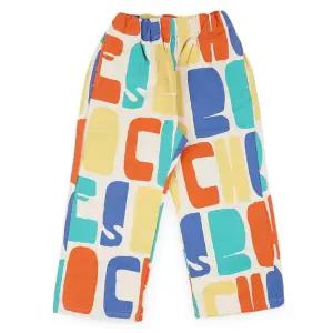 [보보쇼즈] 키즈 컬러 로고 올오버 팬츠(멀티) B126AC148 199