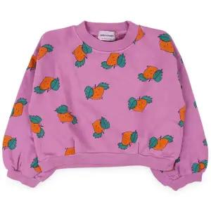 [보보쇼즈] 키즈 탠저린 올오버 프린팅 맨투맨(퍼플) B126AC044 511