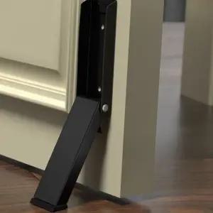 현관 말발굽 접착식 밟는 문스톱 무타공 스토퍼 방문 문홀더 받침대 실리콘 화장실 잠금 침실 방지 닫힘