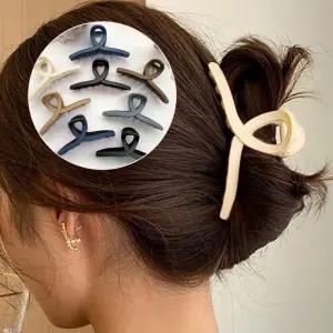 꼬임 헤어 핀 올림머리 집게핀 반묶음 고정핀 똥머리