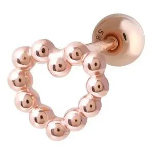 [미니아트] 14K GOLD 데일리 버블하트 금 피어싱 귓바퀴 연골 귀걸이