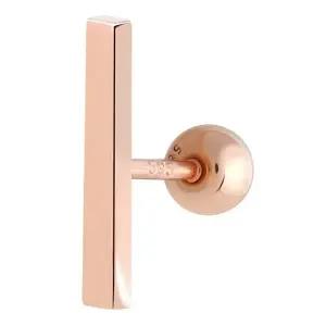 [미니아트] 14K GOLD 데일리 스틱바 금 피어싱 귓바퀴 연골 귀걸이 로즈골드