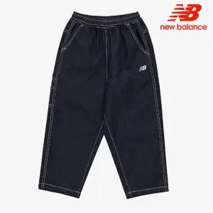 뉴발란스 키즈 에센셜 배기핏 데님 팬츠 NK9TE3107U-55 바지