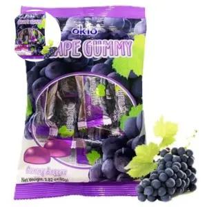 낱개포장 포도젤리 80g 그레이프구미 수입젤리 가루쿡