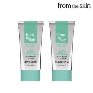 [NS홈쇼핑]프롬더스킨 글루타치온 콜라겐 선크림 50mlX2[35773179]
