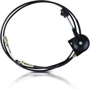 굴착기 스로틀 제어 케이블 블랙 노브가 있는 범용 수동 유연 와이어 굴착기/믹서 트럭용 모터 교체(250m)