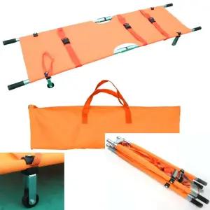 건설 공사현장 구급 휴대용 바퀴있는 접이식 들것 건설현장 환자이송 가심비 가성비 바퀴형 응급환자