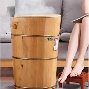 편백 족욕기 원목 히노끼 대야 족탕 가정용 족욕통 족탕기 몽땅