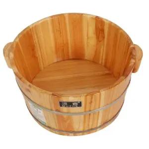 족욕통 발 습식 원목 각탕기 족탕기 발찜질 나무통 대야